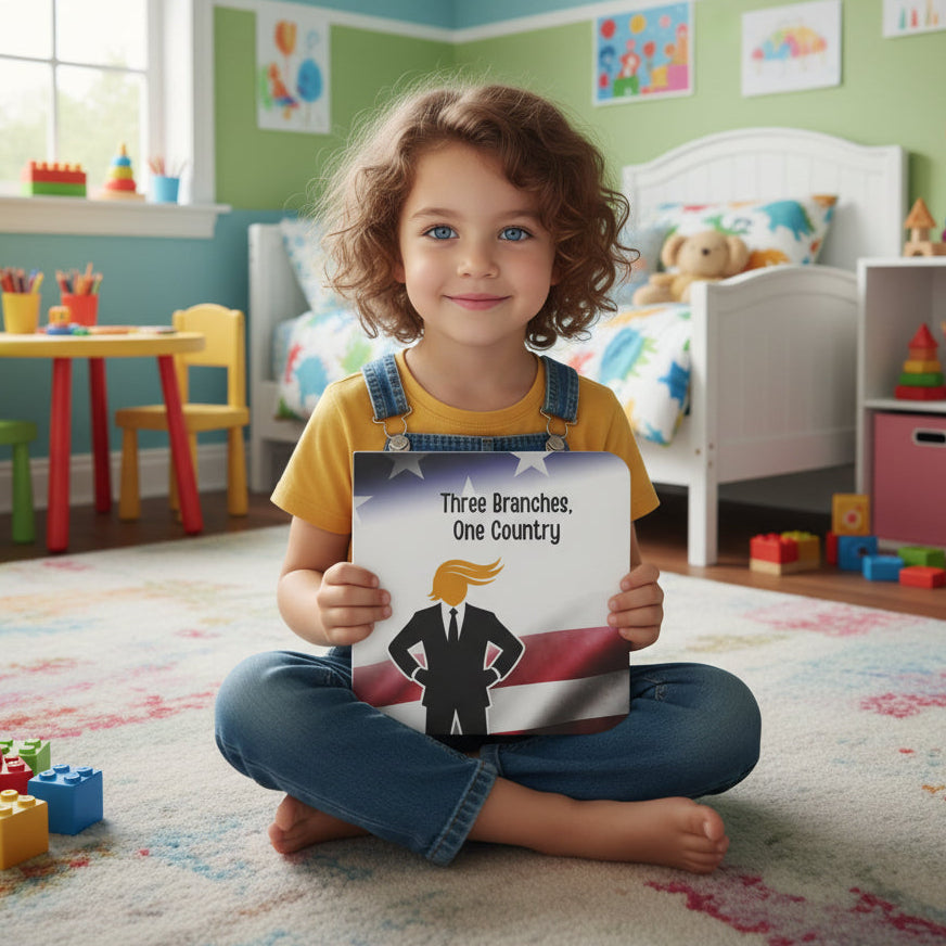 Patriotic Board Book — "Three Branches, One Country" (Children's Political Board Book)
