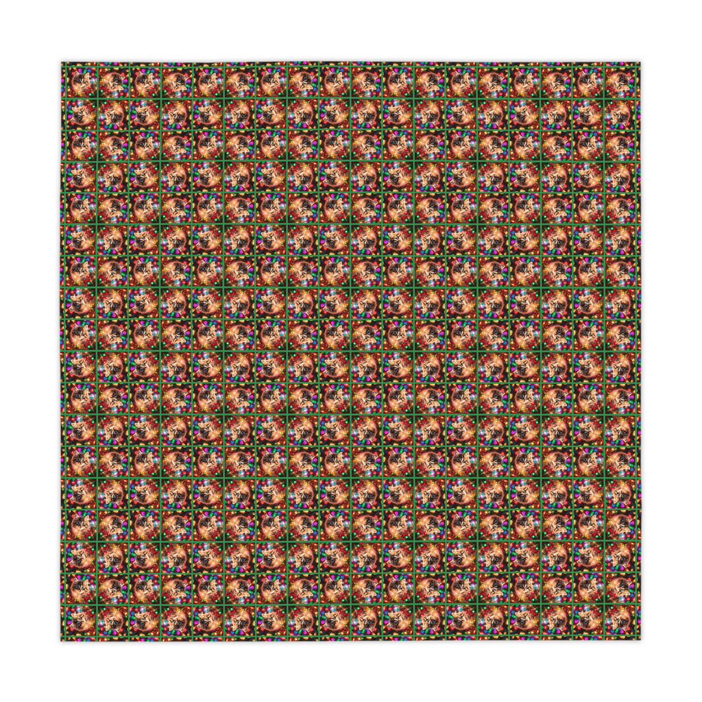 Pretty Kitten Christmas Tablecloth