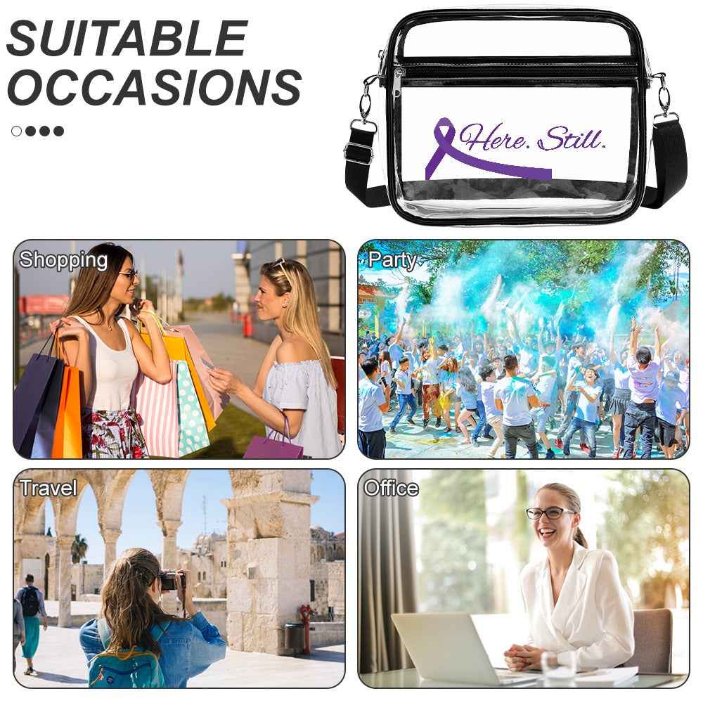 Transparent satchel set Two piece New