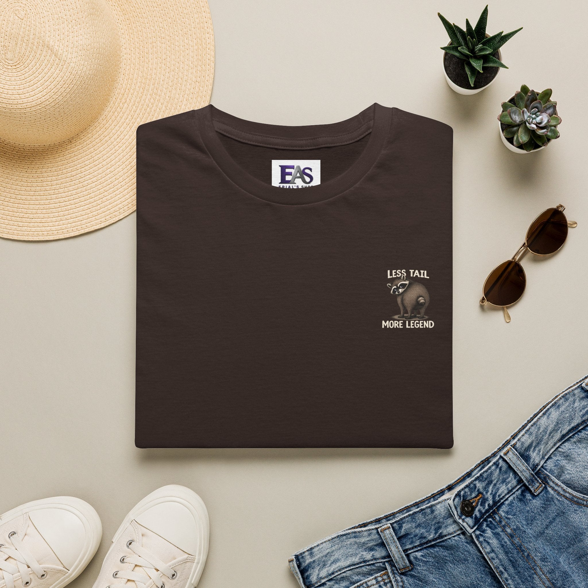 Less Tail, More Legend Jimothy Raccoon T-Shirt
