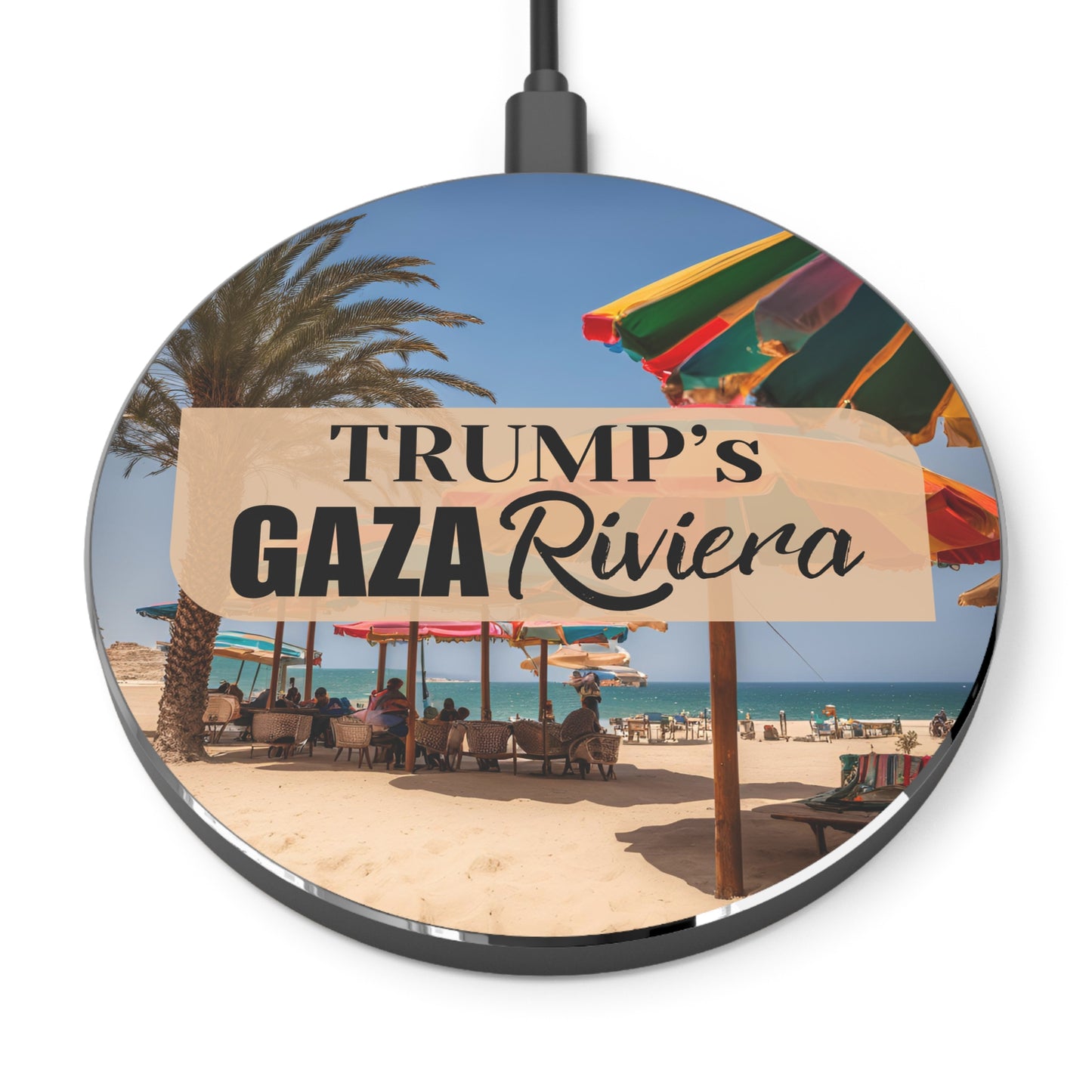 Trump's Gaza Riviera Wireless Charger