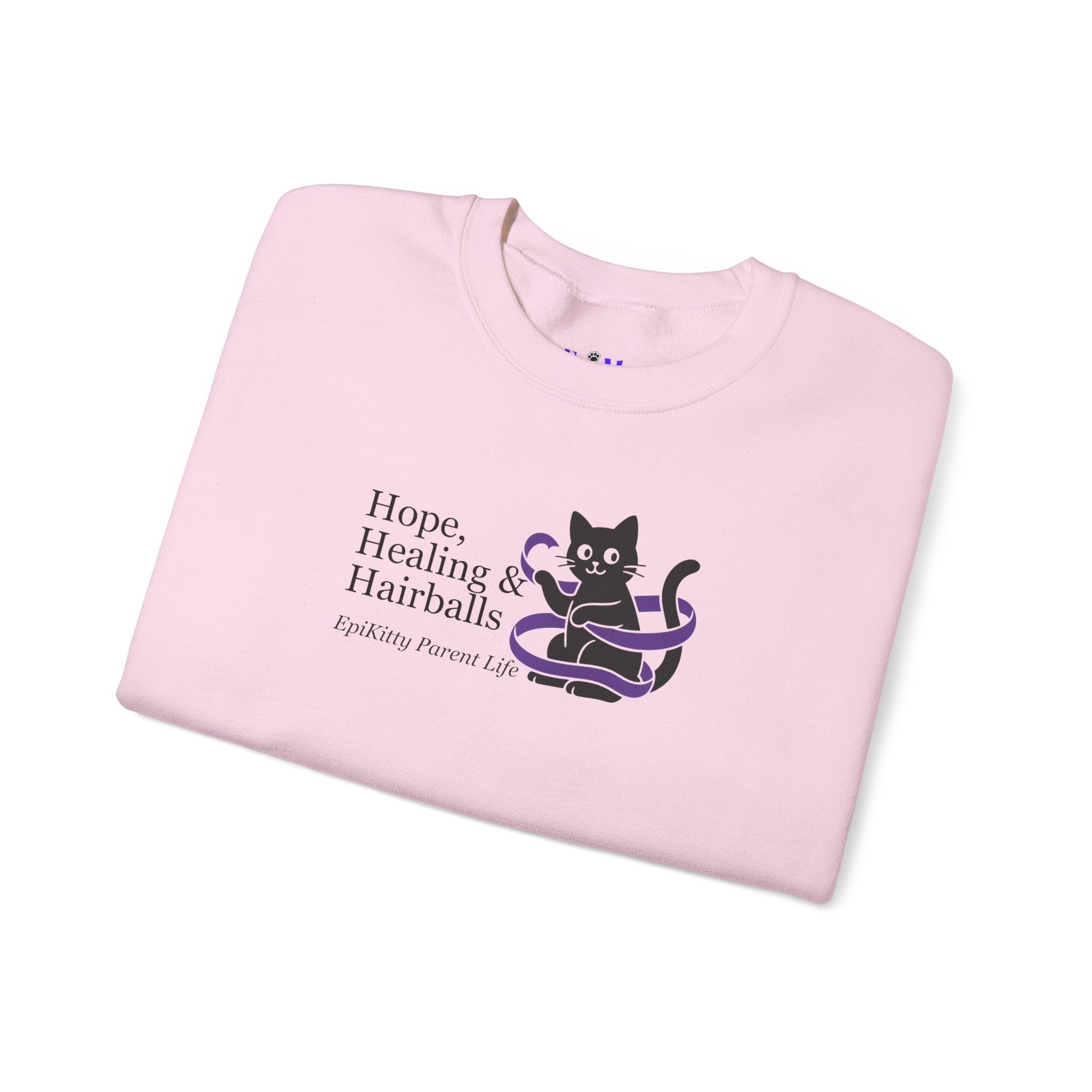 “Hope, Healing & Hairballs” Epikitty Parent Life Sweatshirt