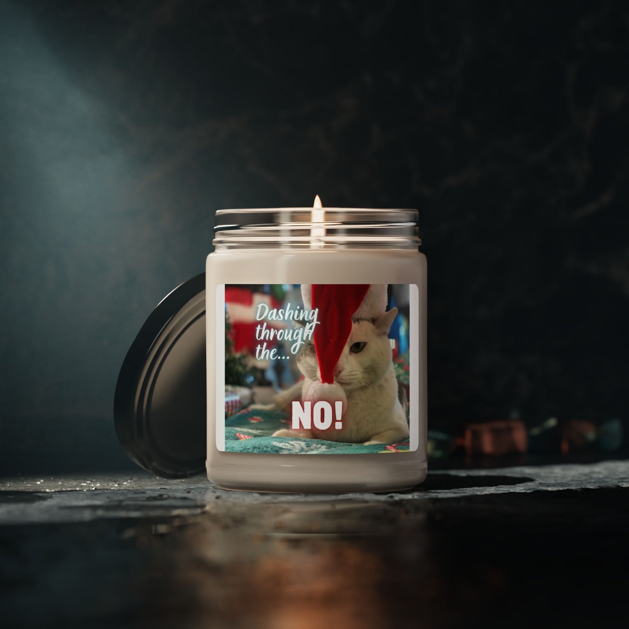 Dashing Through the No Scented Soy Candle, 9oz