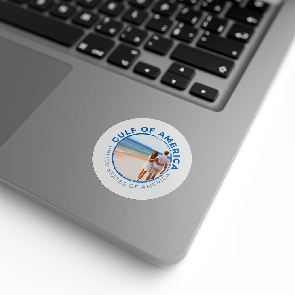 American Gulf Round Sticker Labels
