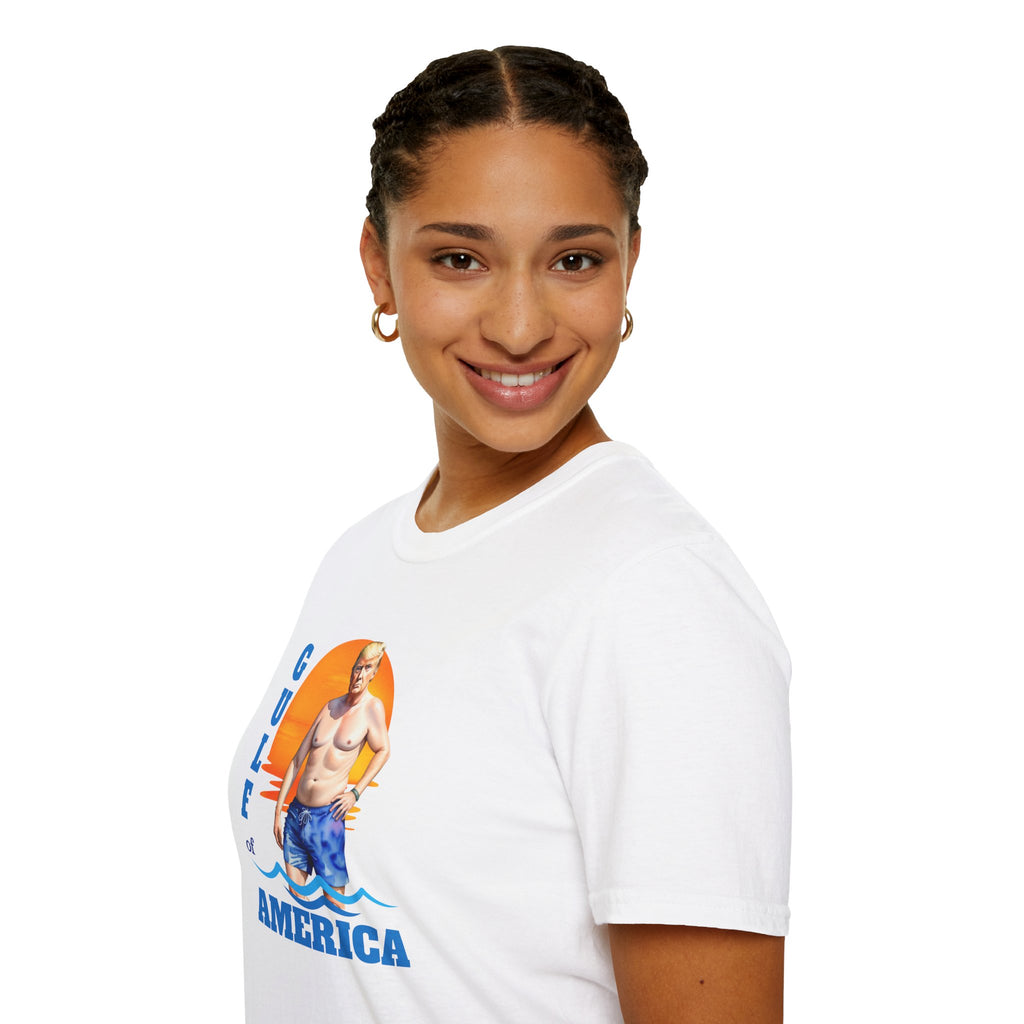 Trump's American Gulf Vintage T-Shirt - Unisex Softstyle Beachwear