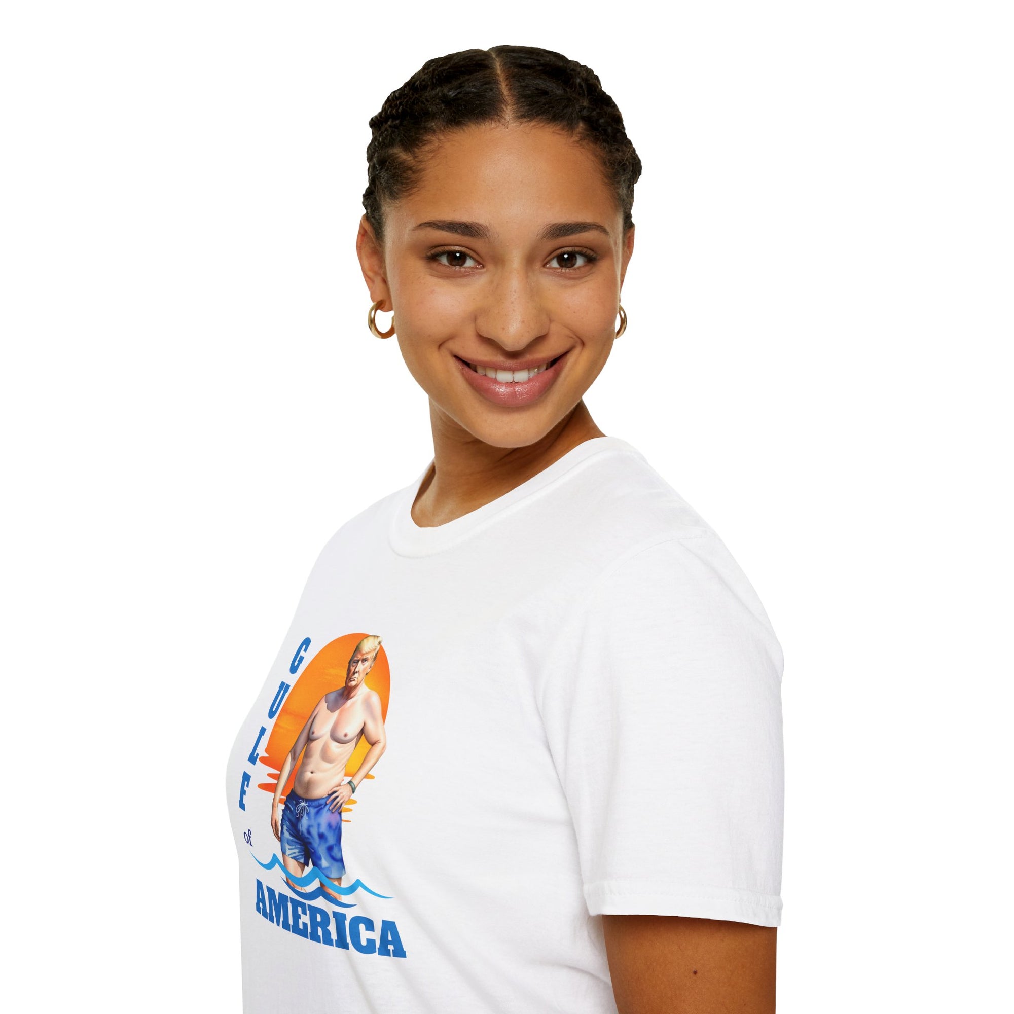 Trump's American Gulf Vintage T-Shirt - Unisex Softstyle Beachwear