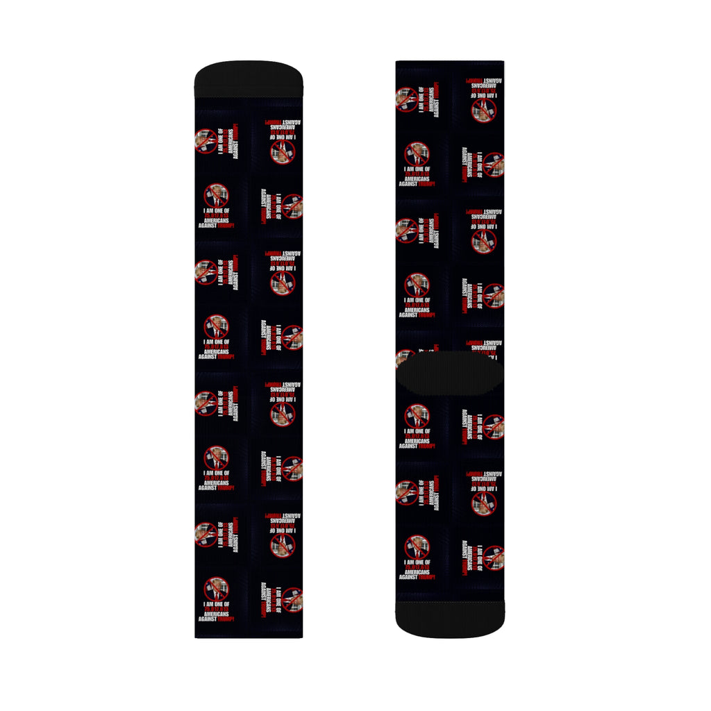 Sublimation Socks - Americans Against Trump Design Printify