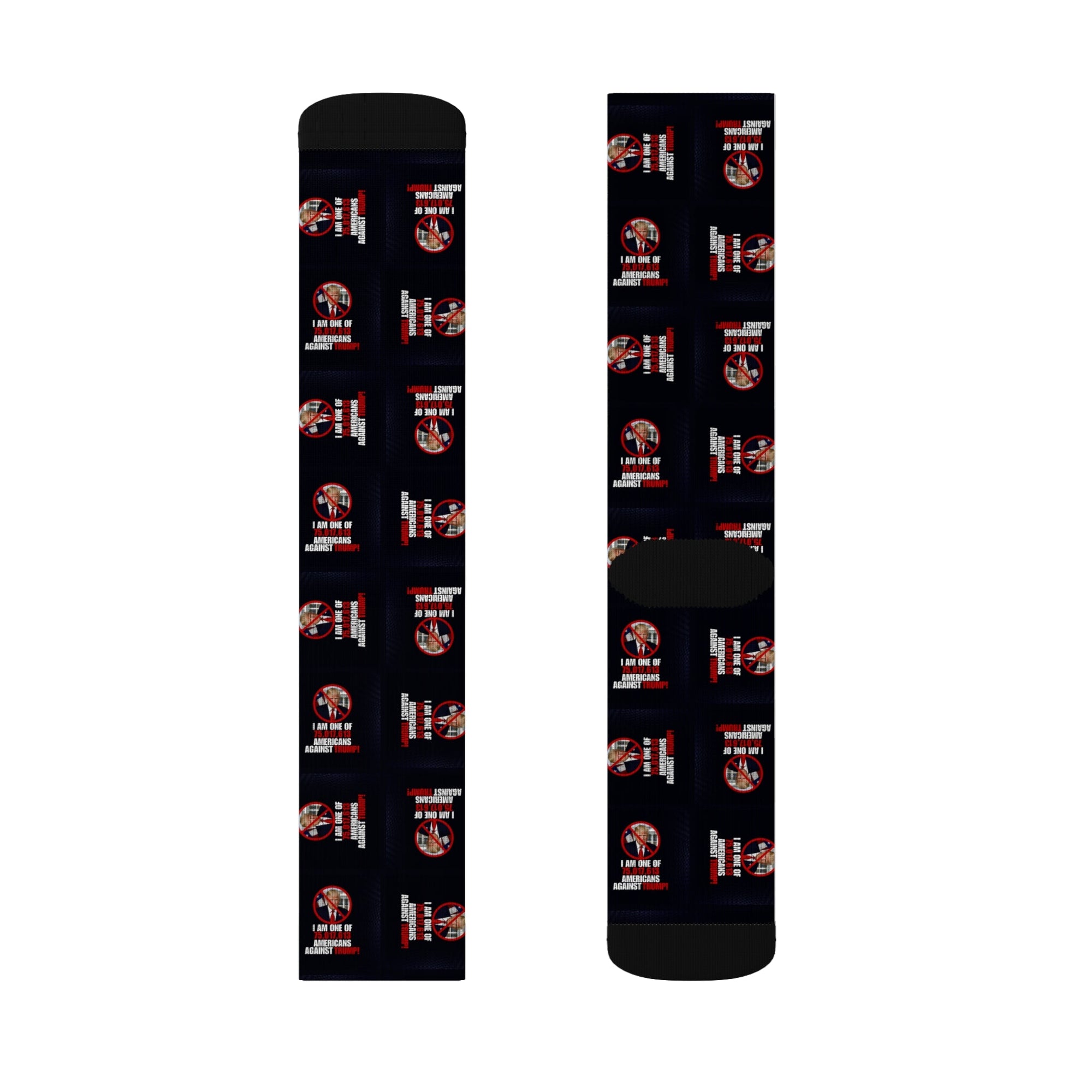 Sublimation Socks - Americans Against Trump Design Printify