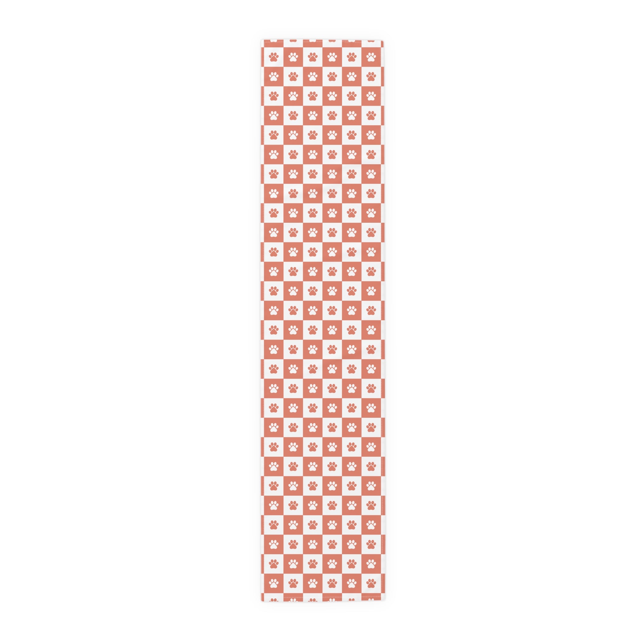 Red & White Paws Table Runner (Cotton, Poly) - EpiAl's Shop