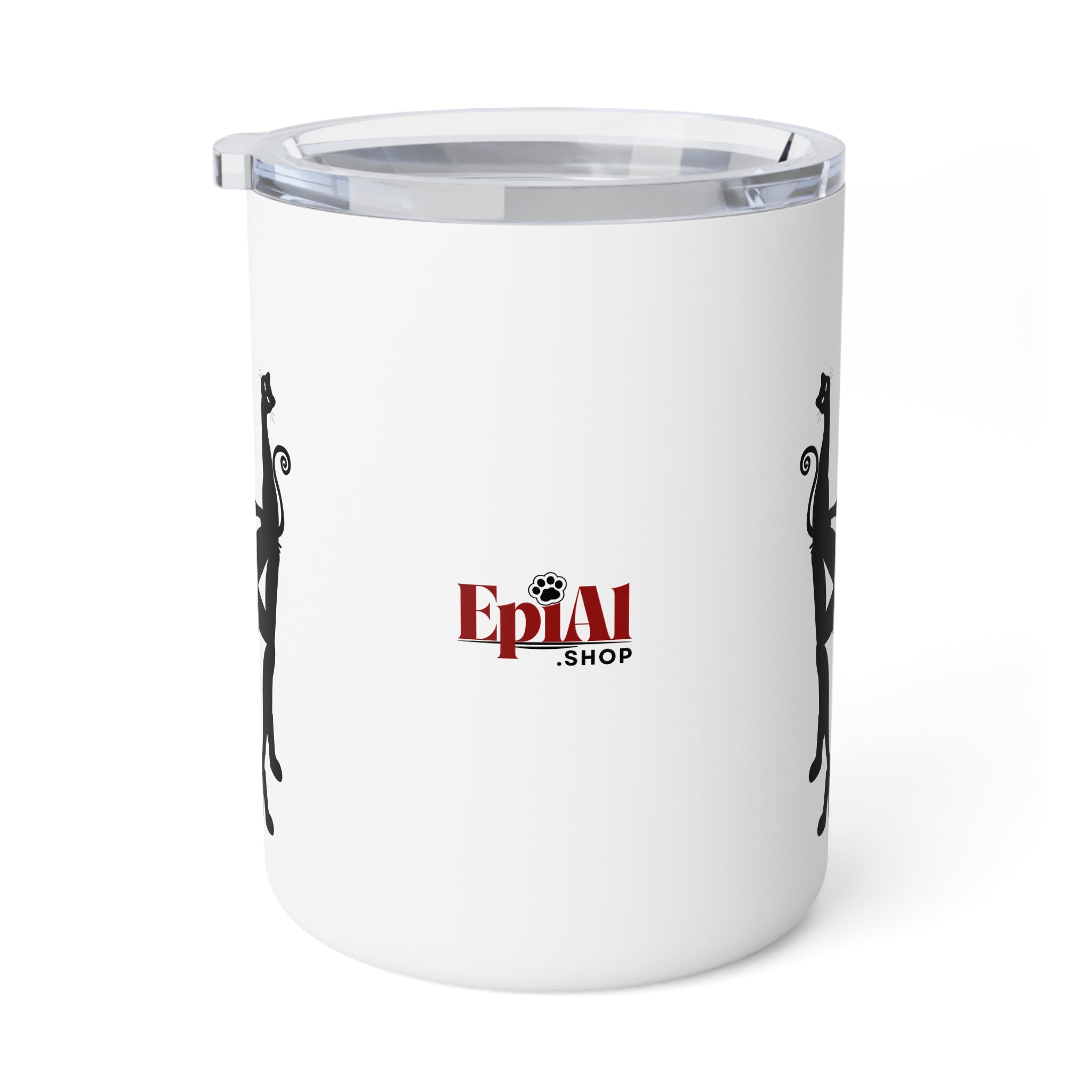 Photo depicting the ​Pretty Cat Lady Insulated Coffee Mug, 10oz from EpiAl's Shop.