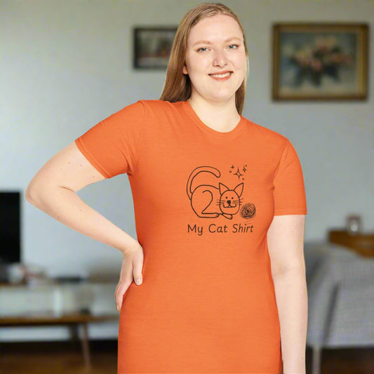 Cute Cat Lover T-Shirt - My Cat Shirt Design