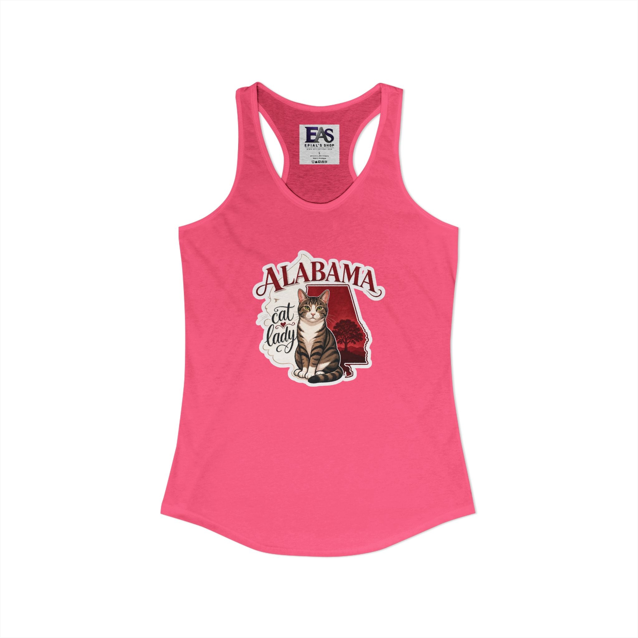 Alabama Cat Lady Women’s Racerback Tank Top