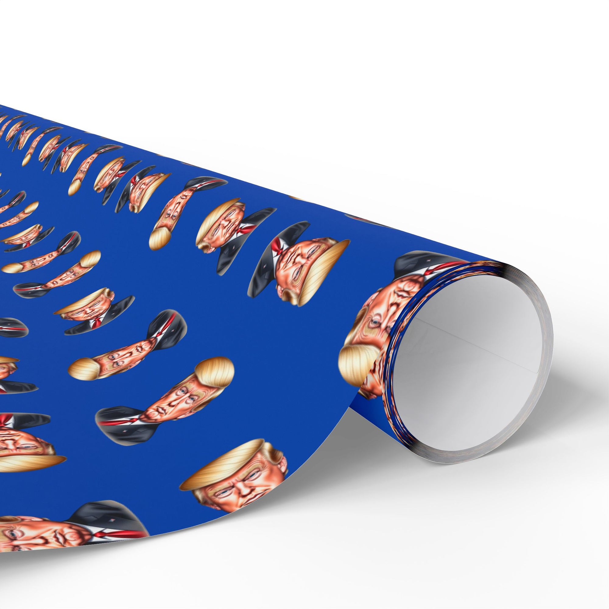 Colorful Trump Face Gift Wrap Paper for All Occasions
