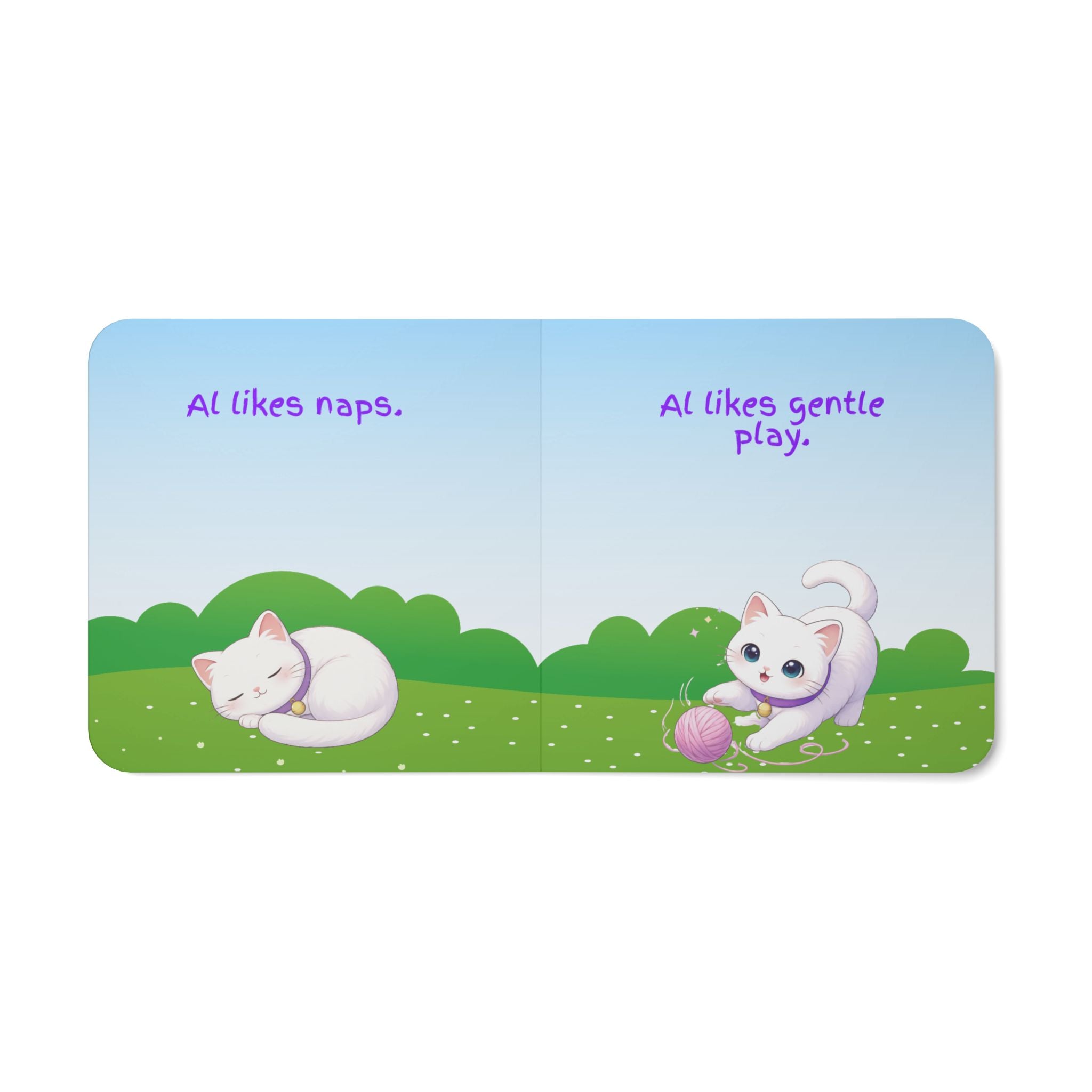 AL the Epikitty Board Book | A Gentle Story About Epilepsy, by Leanne H. West