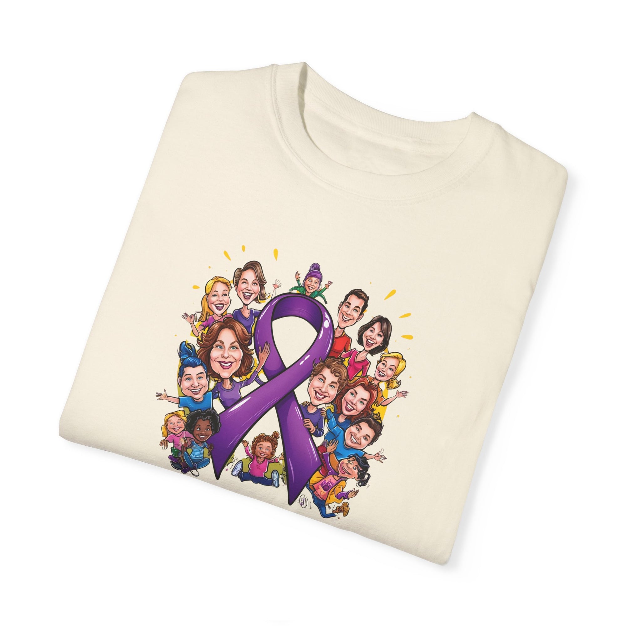 Epilepsy Awareness Unisex Garment-Dyed T-Shirt - Seize Hope, Be Strong