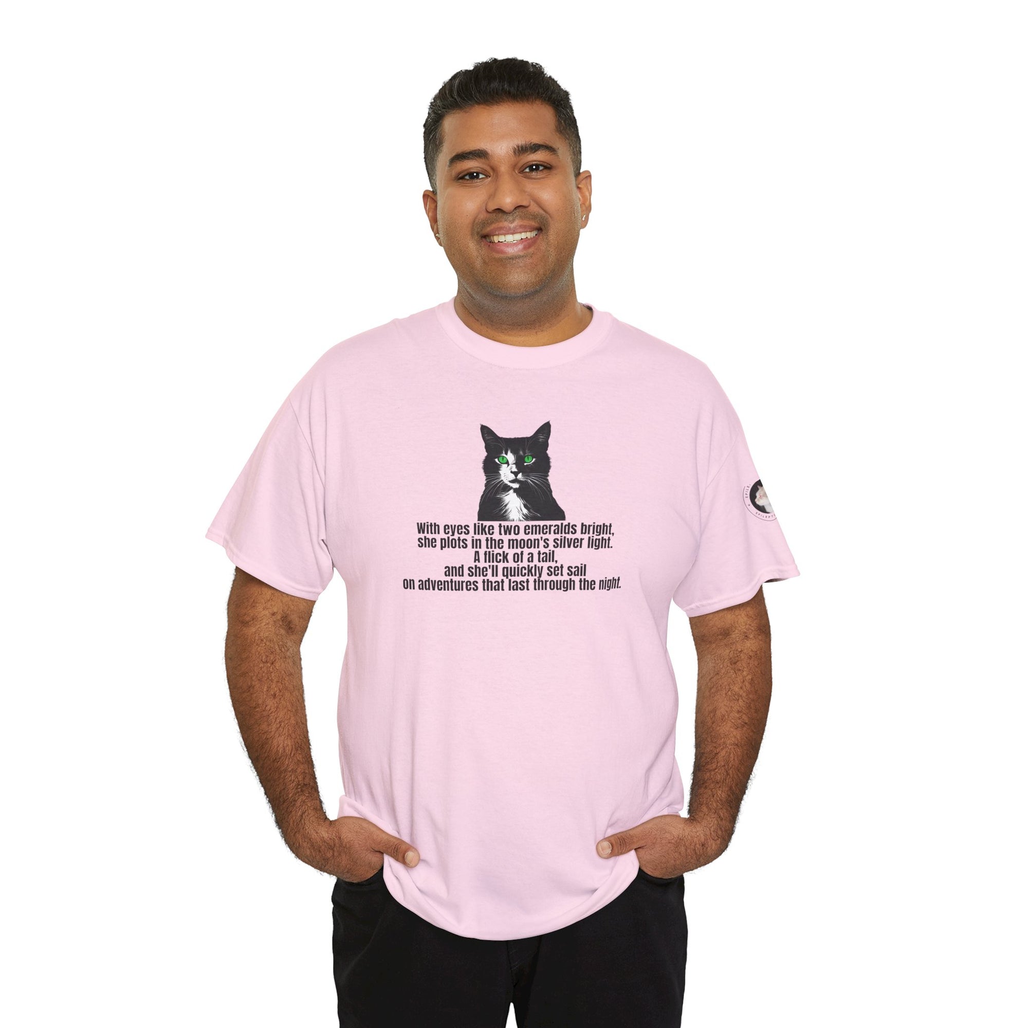 Emerald Eyed Mischief Unisex Heavy Cotton Tee