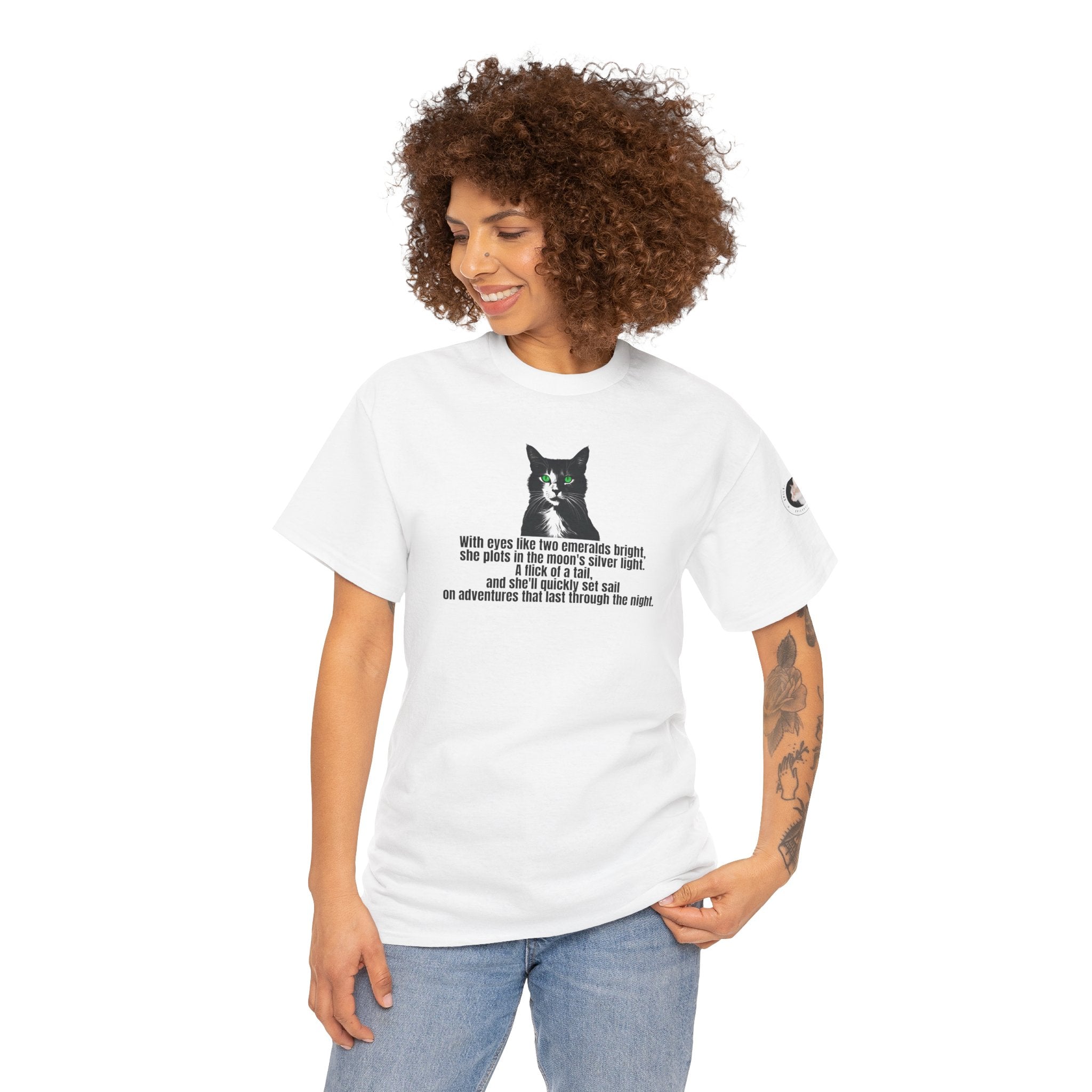 Emerald Eyed Mischief Unisex Heavy Cotton Tee - EpiAl's Shop
