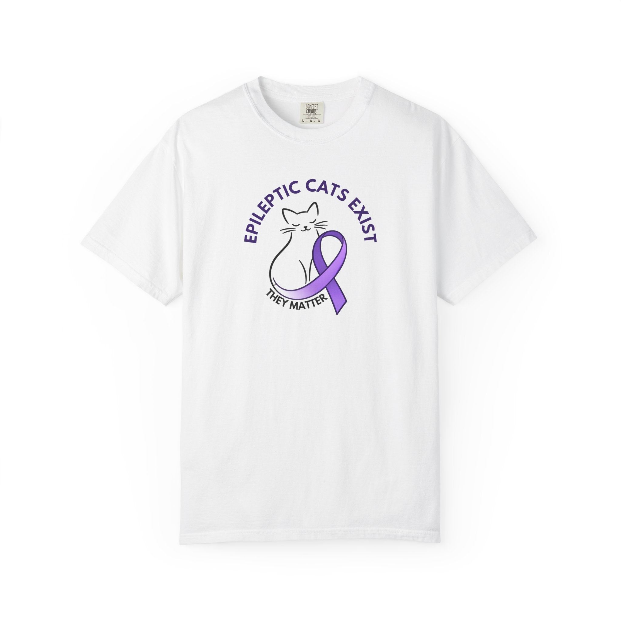 Epikitty Awareness T-Shirt – Epileptic Cats Exist. They Matter.