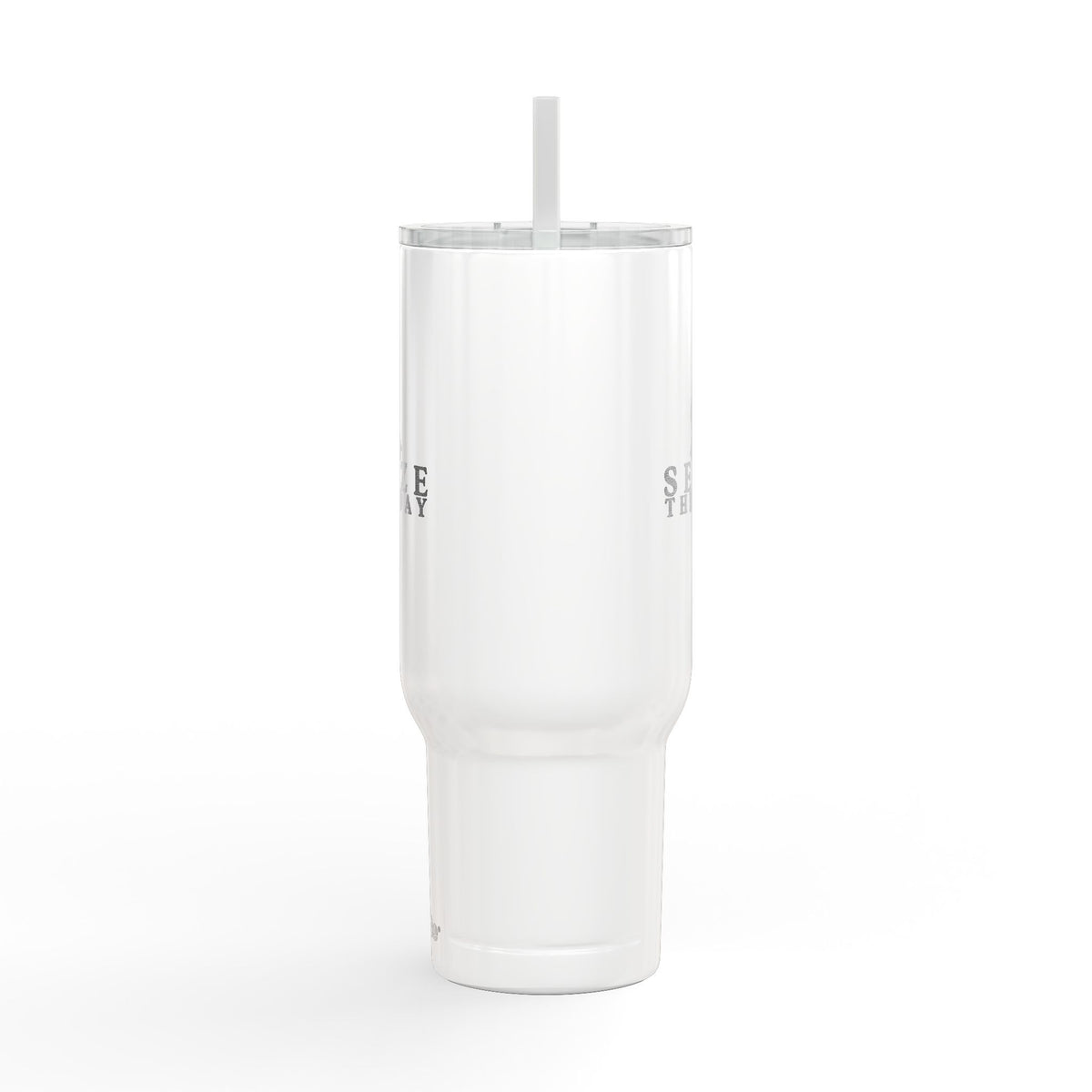 Seize the Day Insulated Tumbler with Lid, 40oz - Engraved Travel Mug