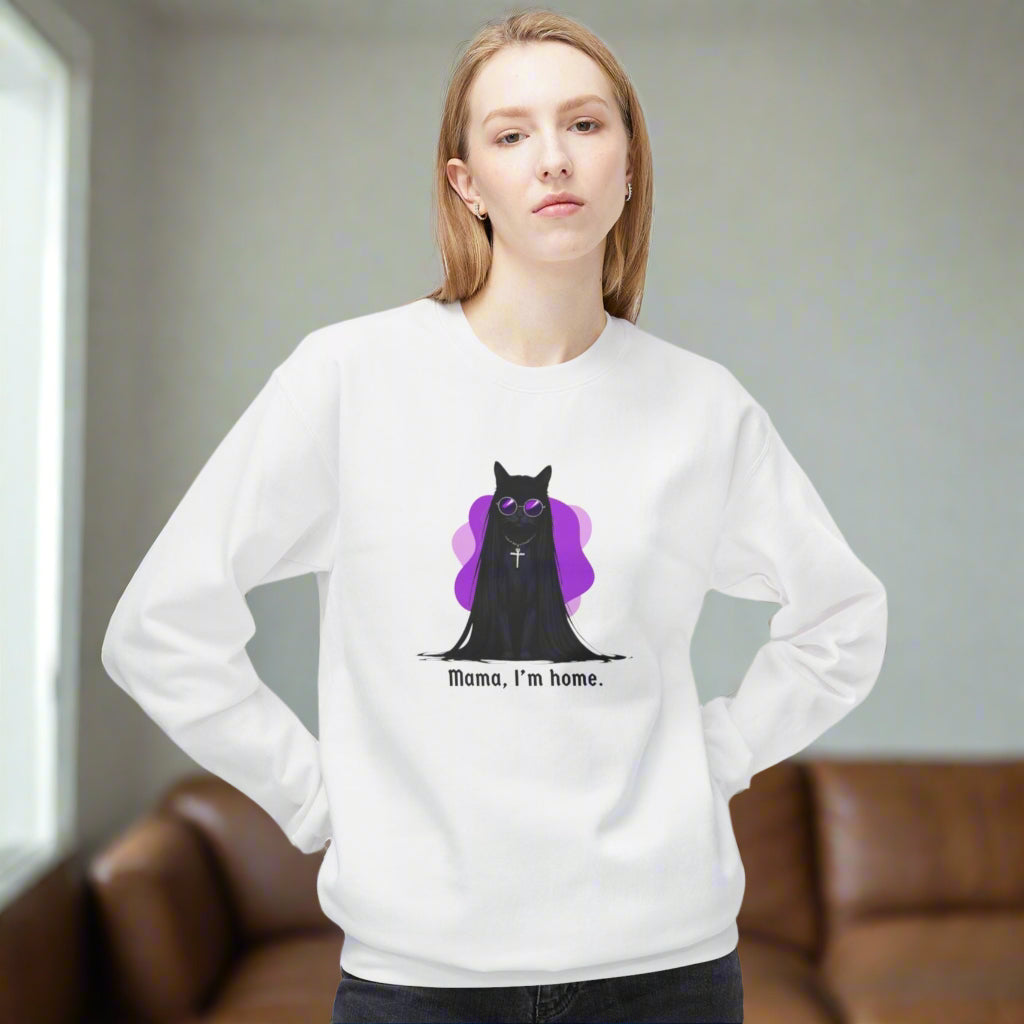 Mama I'm Home Ozzy Cat Sweatshirt