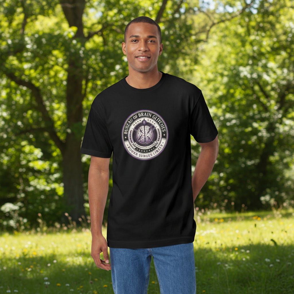 Bureau of Brain Glitches Tee – Power Surges Likely – Epilepsy Awareness Shirt