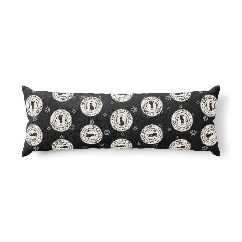Certified Cat Lady Division Body Pillow – Not Lonely Just Selective