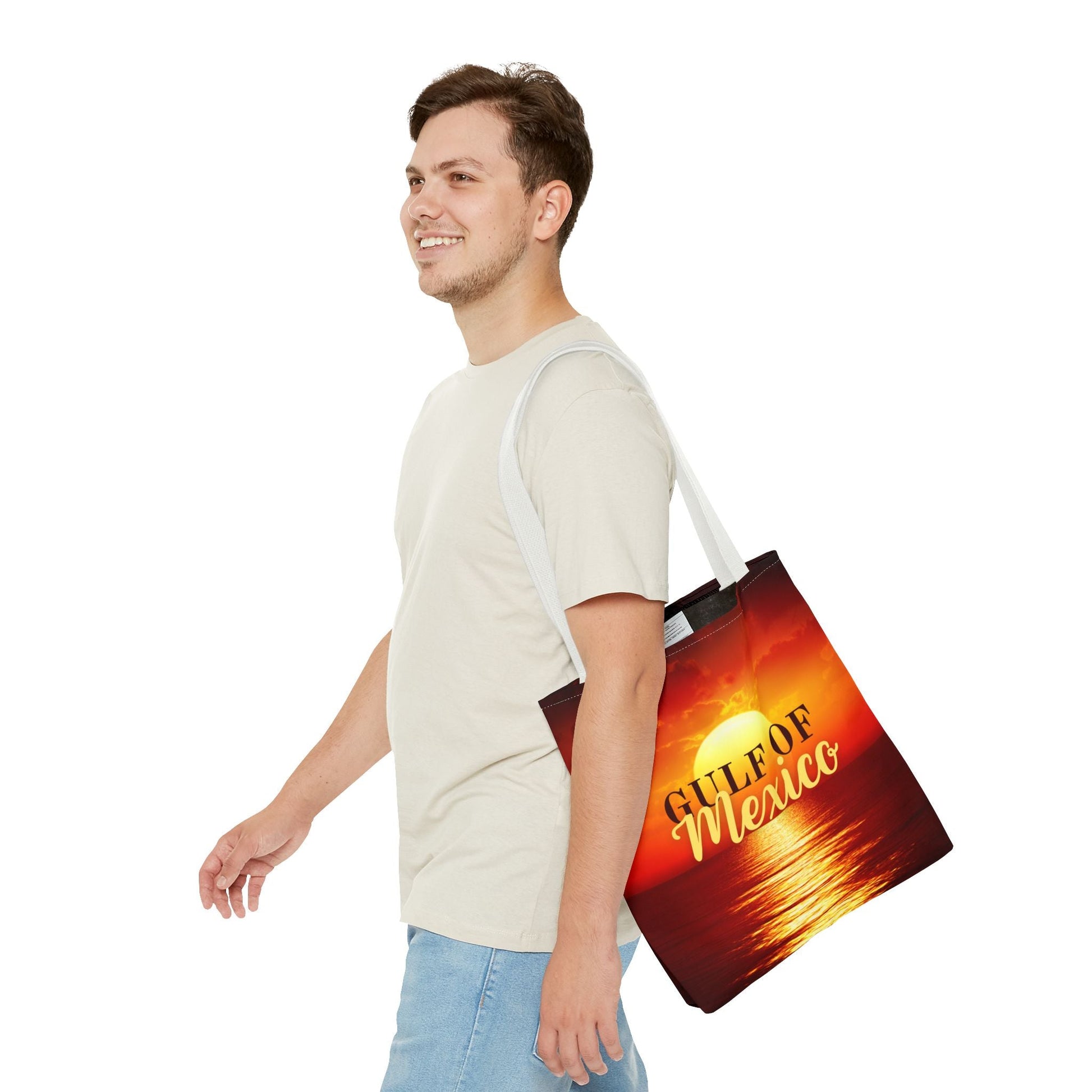 Gulf of Mexico Sunset Tote Bag - Chic Beach Accessory Printify