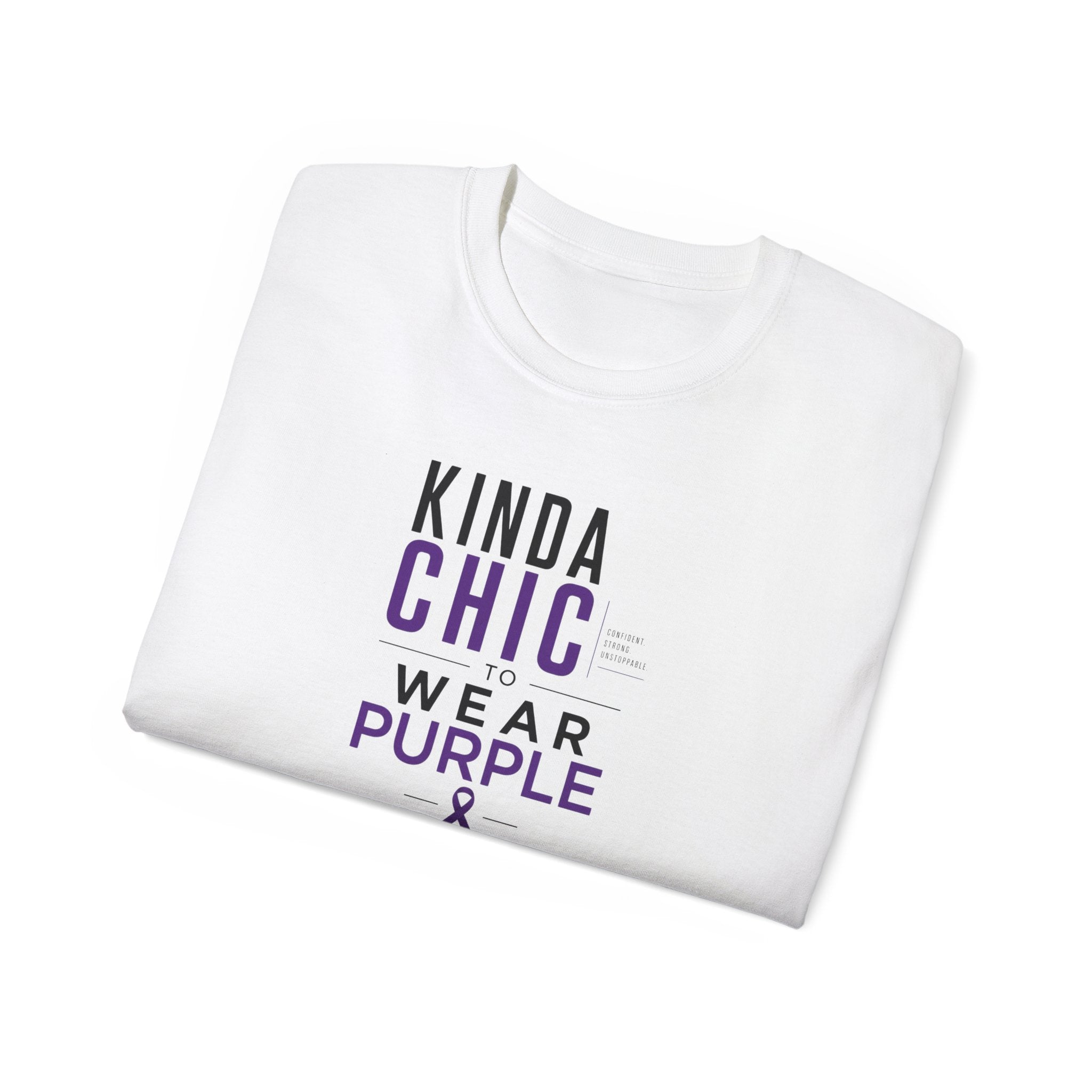 Kinda Chic to Wear Purple Epilepsy Awareness T-Shirt