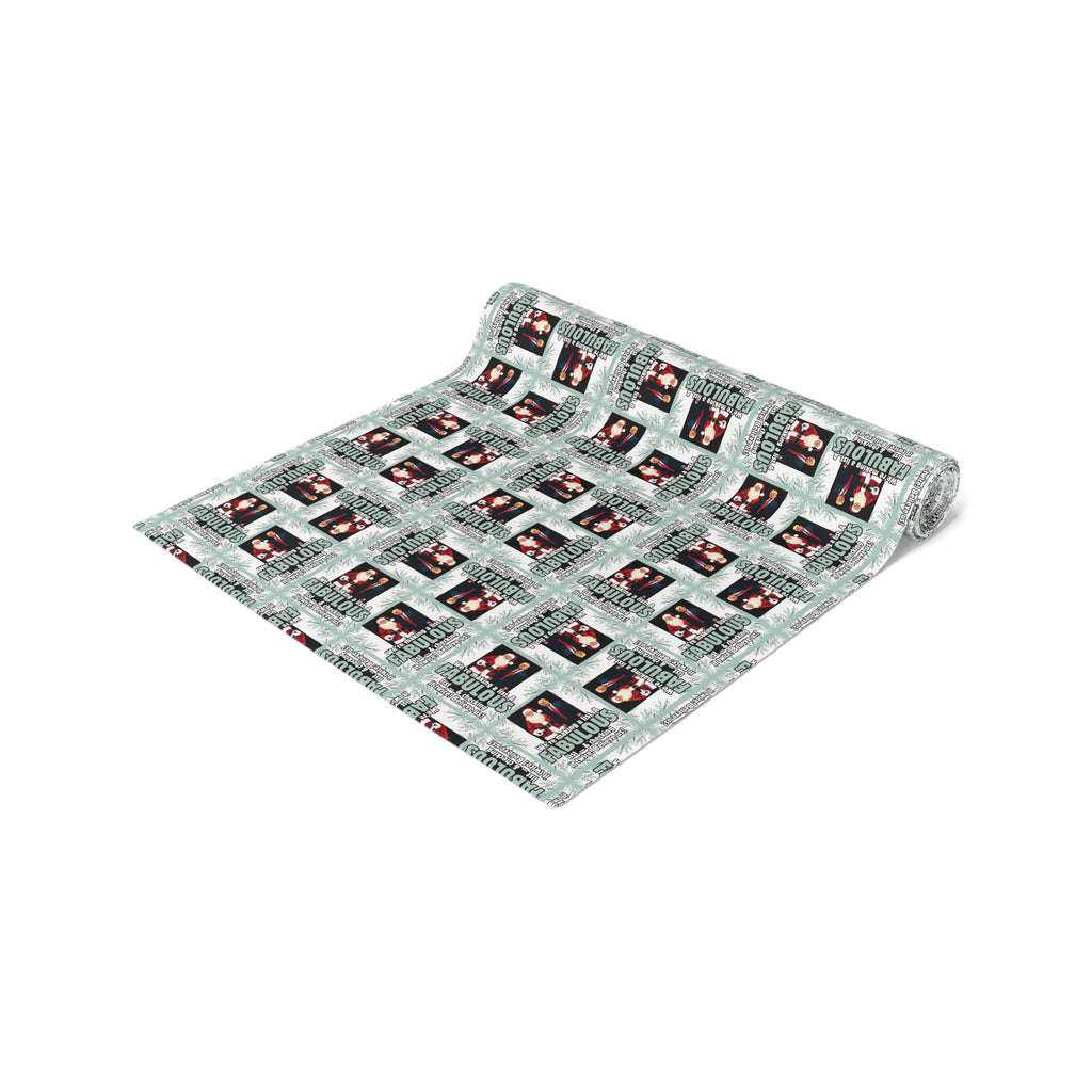 Trump Santa Fabulous List Christmas Table Runner