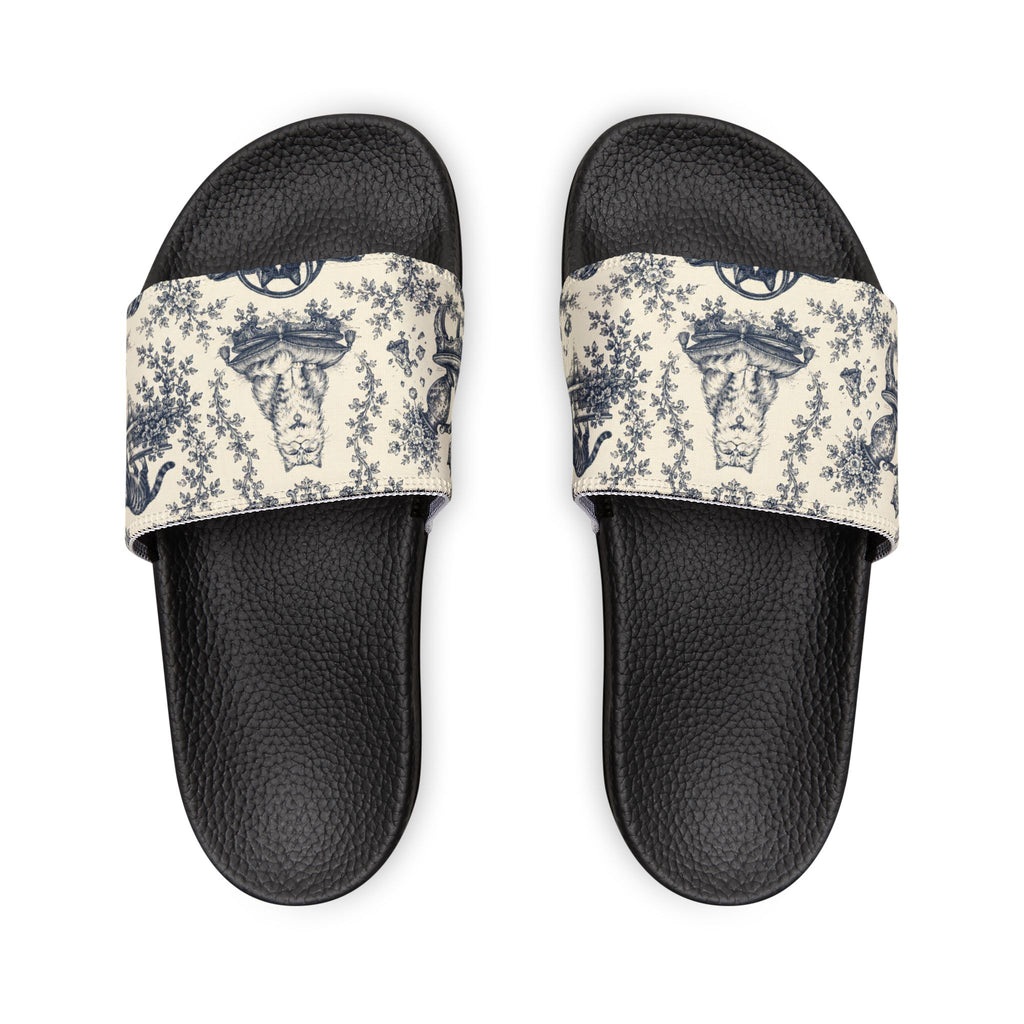 Toile Cats Slide Sandals (Removal Straps)
