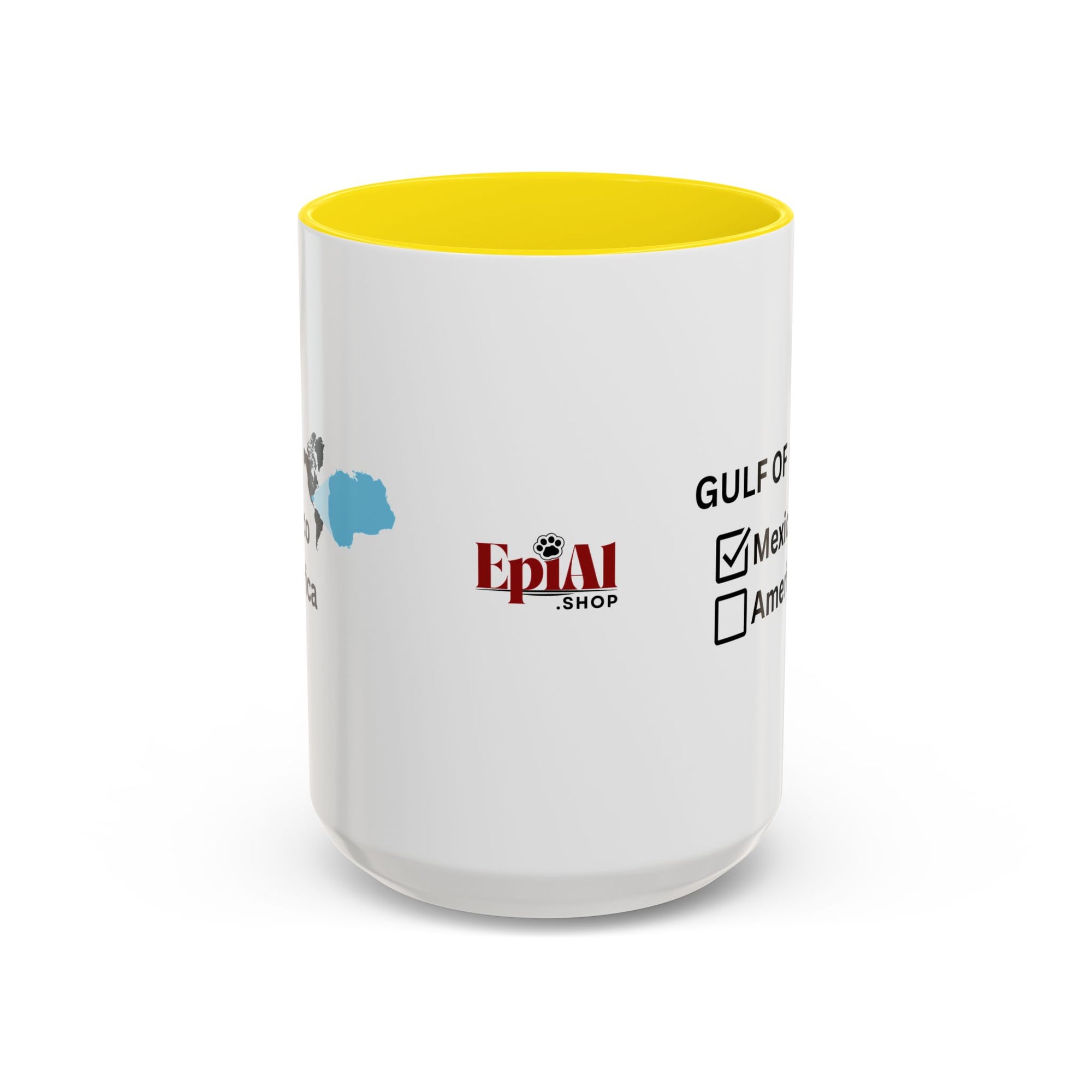 Gulf of Mexico Checkbox Accent Coffee Mug