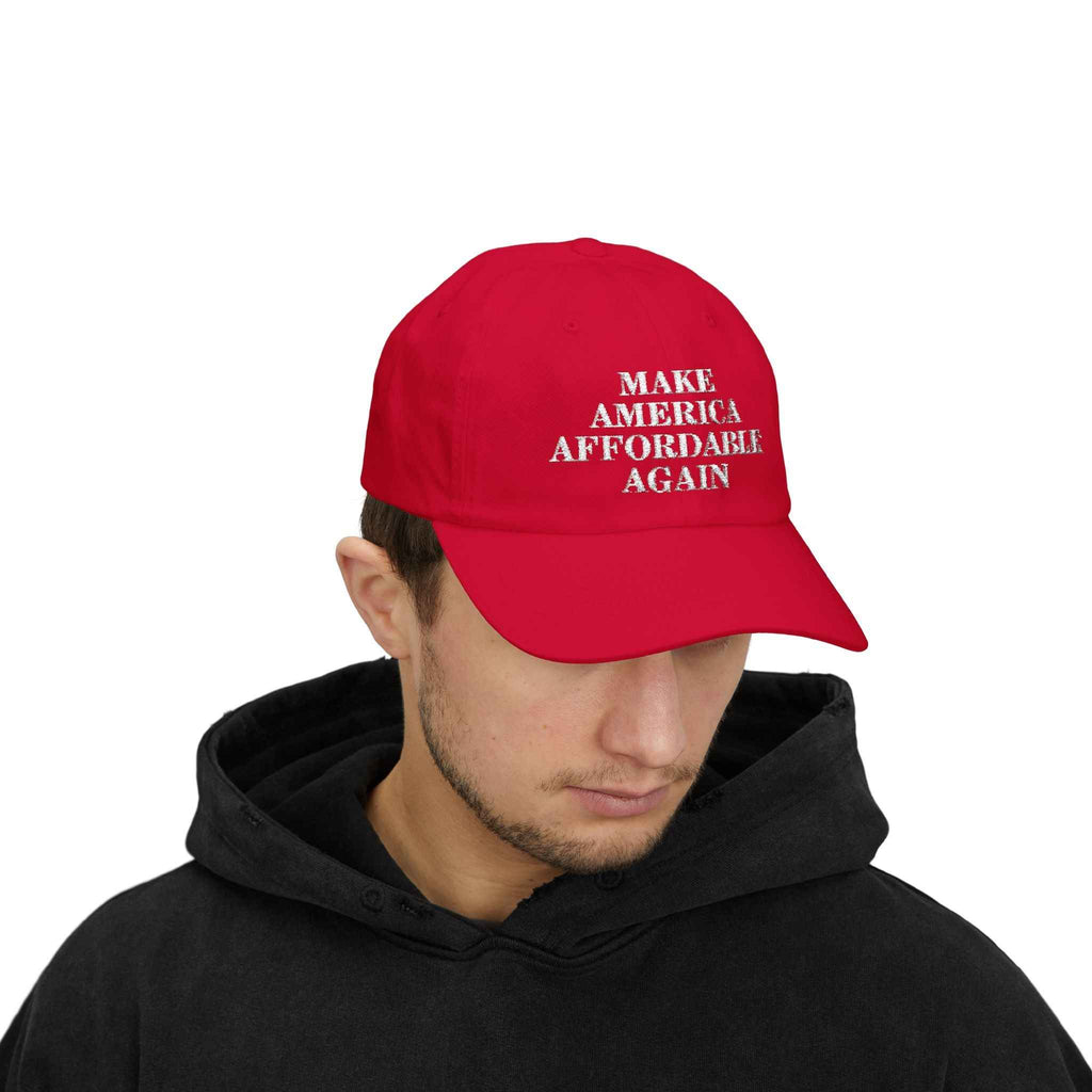 Make America Affordable Again Hat — Political Parody Dad Cap