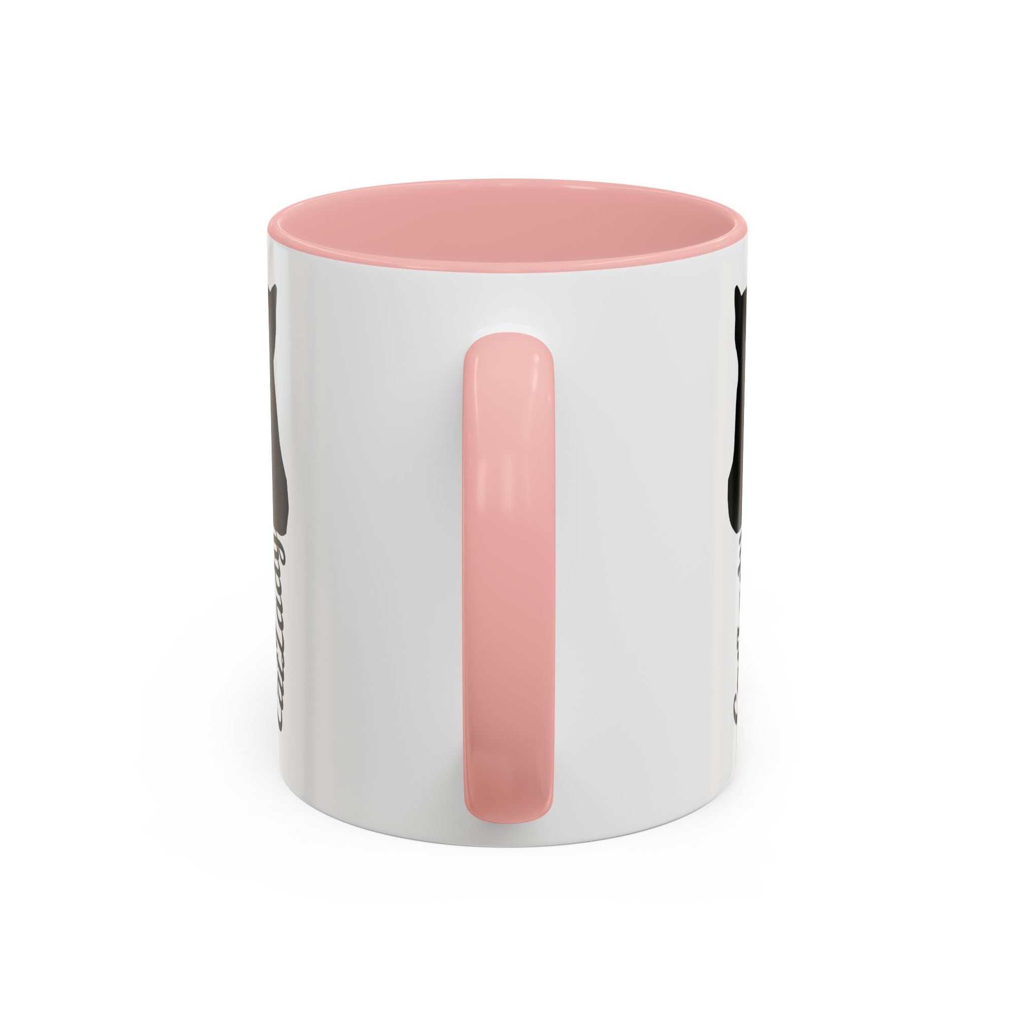 Cursive Tail Cat Lady Coffee Mug, Gift for Cat Lovers