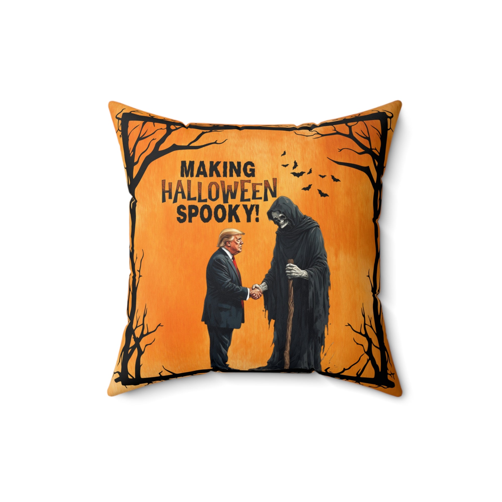 Making Halloween Spooky Decorative Pillow, Home Decor