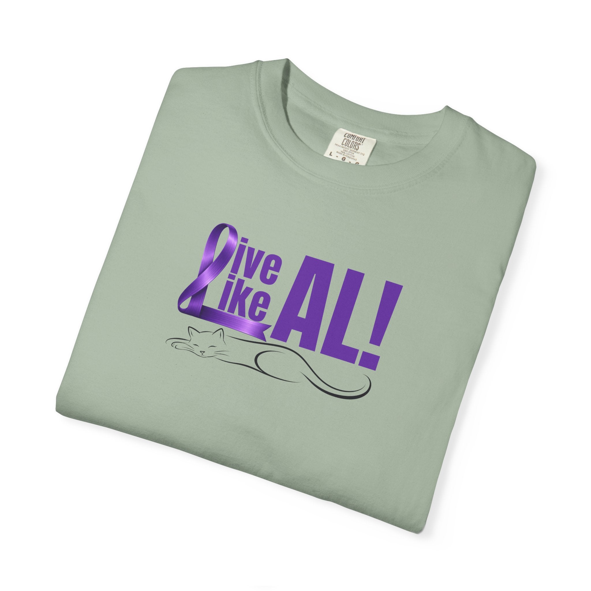 Live Like AL T-Shirt – Epilepsy Awareness Cat Tee