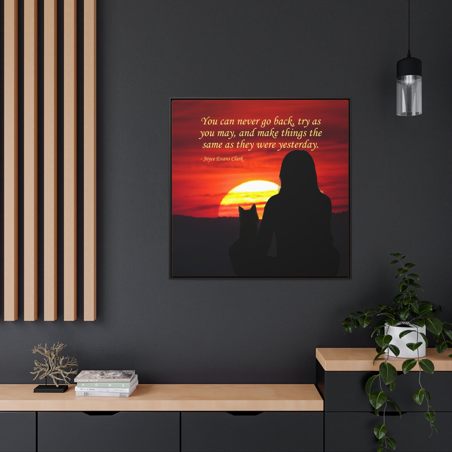 Try As You May Gallery Canvas Wraps, Square Frame
