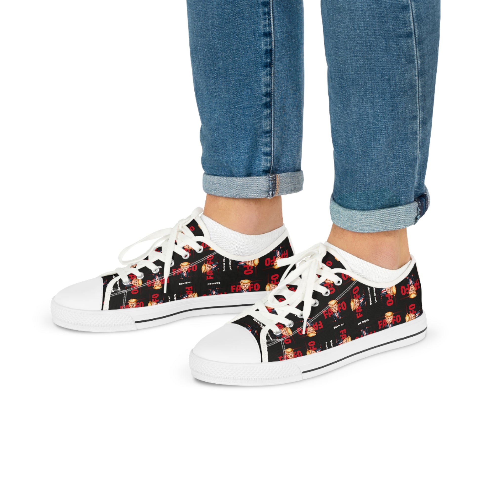 Trump FAFO Men's Low Top Sneakers