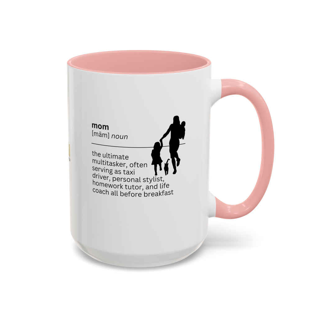 Mom Multitasker Accent Coffee Mug - Perfect Gift for Moms