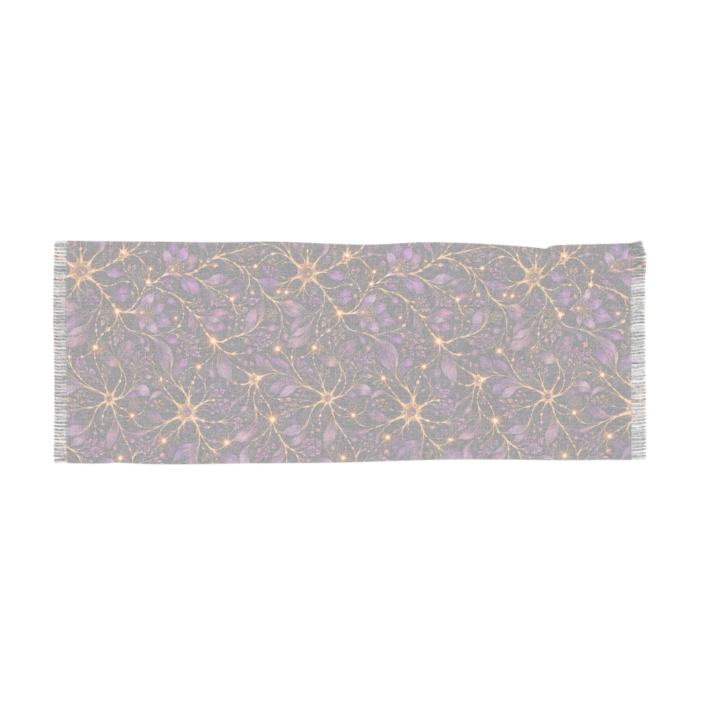 Beautifully Miswired | Purple & Gold Epilepsy Awareness Scarf
