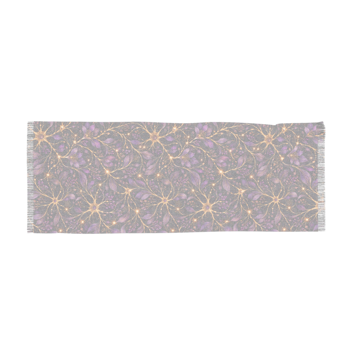 Beautifully Miswired | Purple & Gold Epilepsy Awareness Scarf