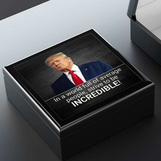 Incredible Inspirational Jewelry Box – Motivational Quote Storage Solution Printify