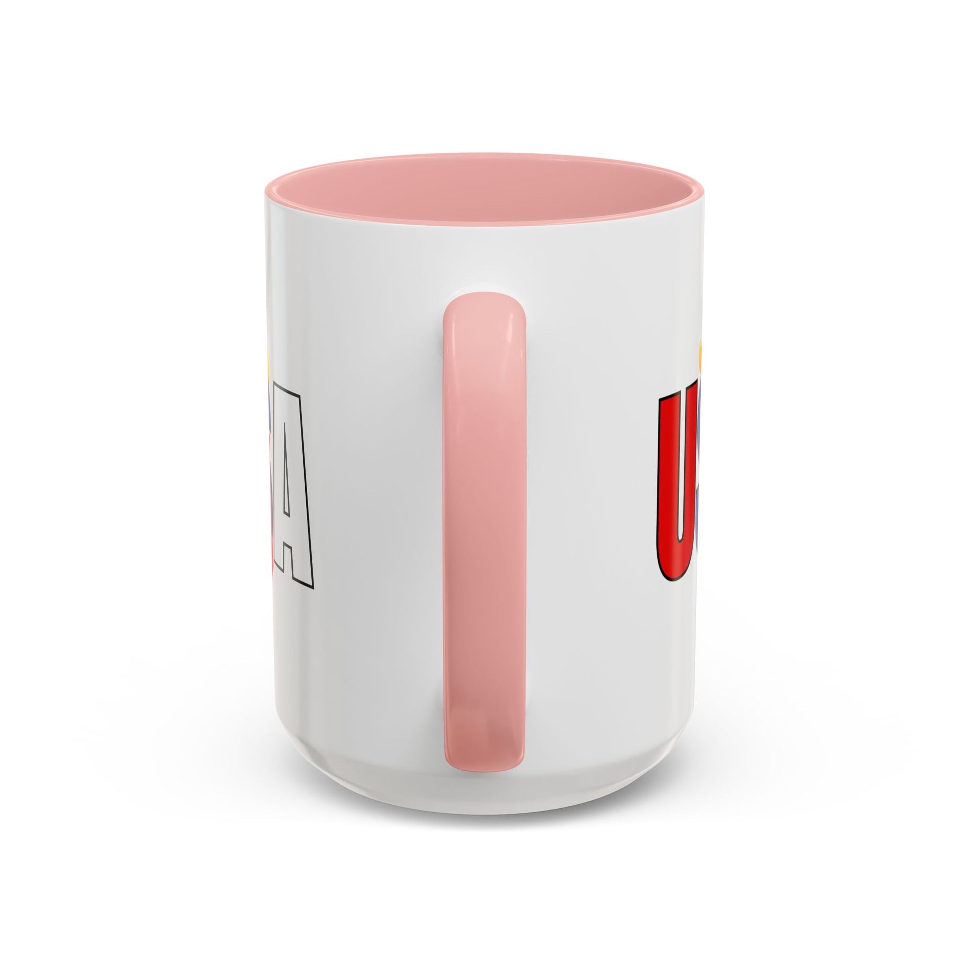Trump USA Accent Coffee Mug Printify