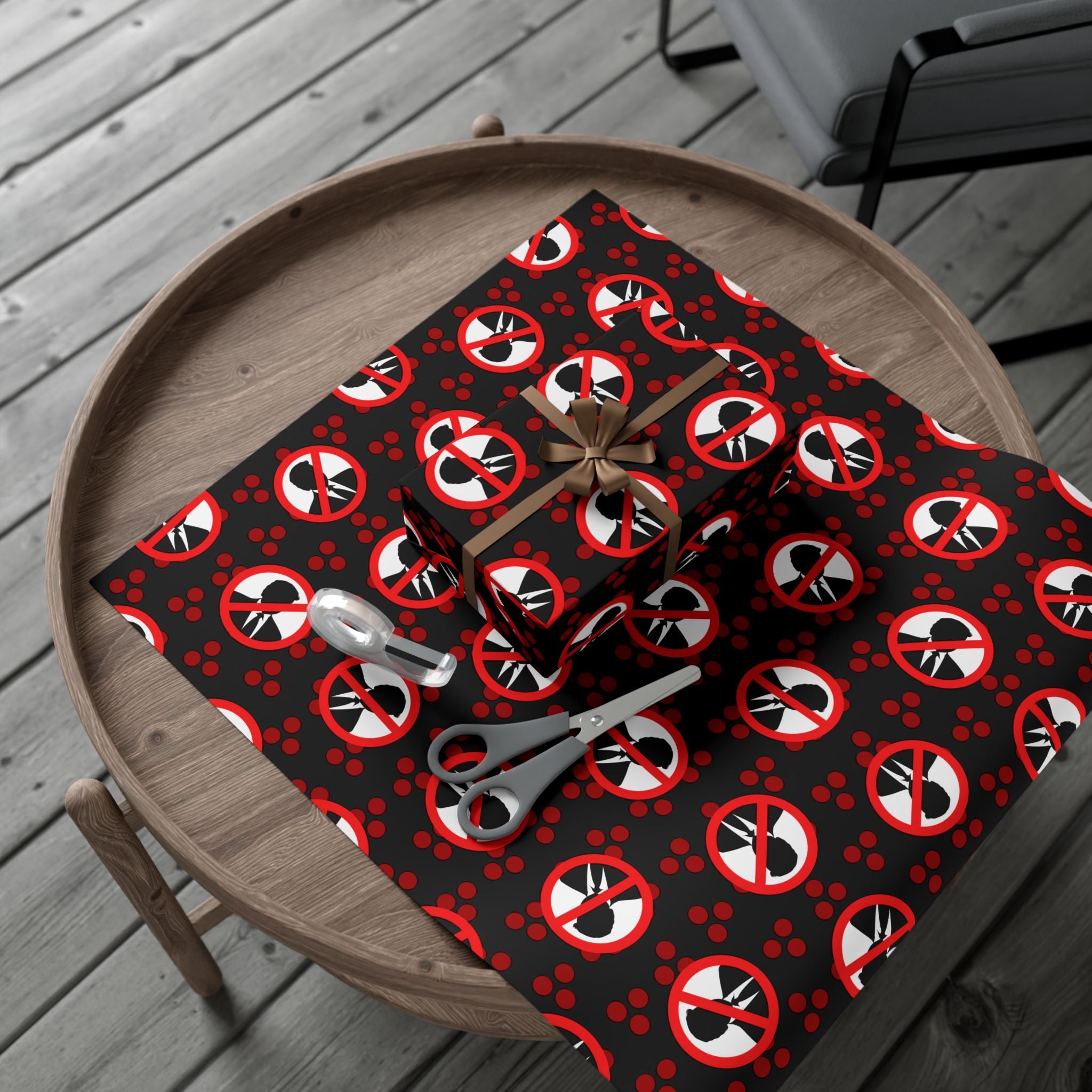 “Absolutely Not” Novelty Gift Wrap – Loud Opinions, Quiet Packaging