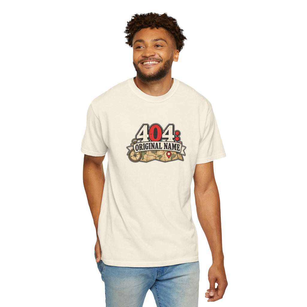 404: Original Name T-Shirt | Funny Geography Renaming Shirt