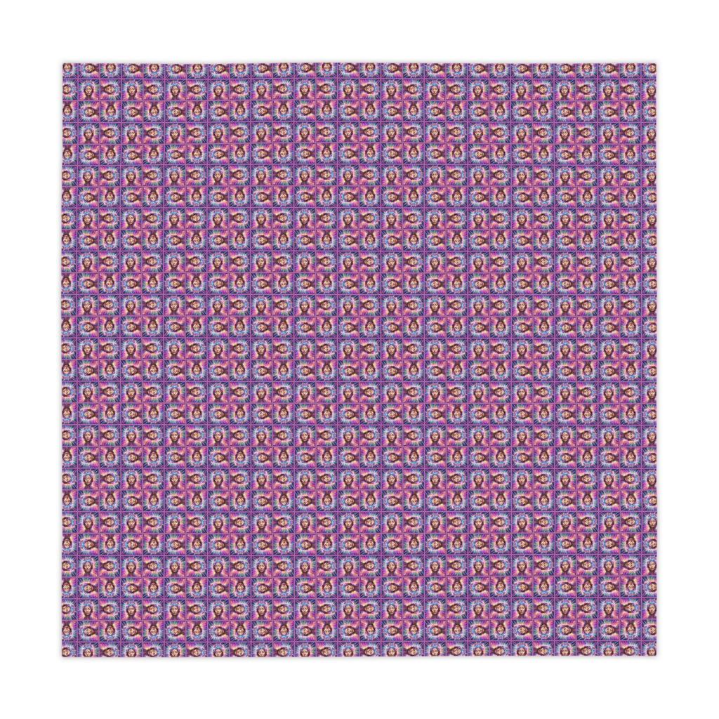 Colorful Brain Epilepsy Awareness Tablecloth