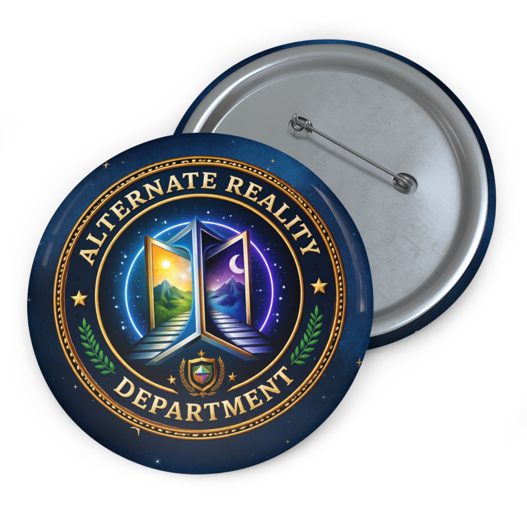 Alternate Reality Department Pinback Button – Official-Looking Satirical Badge