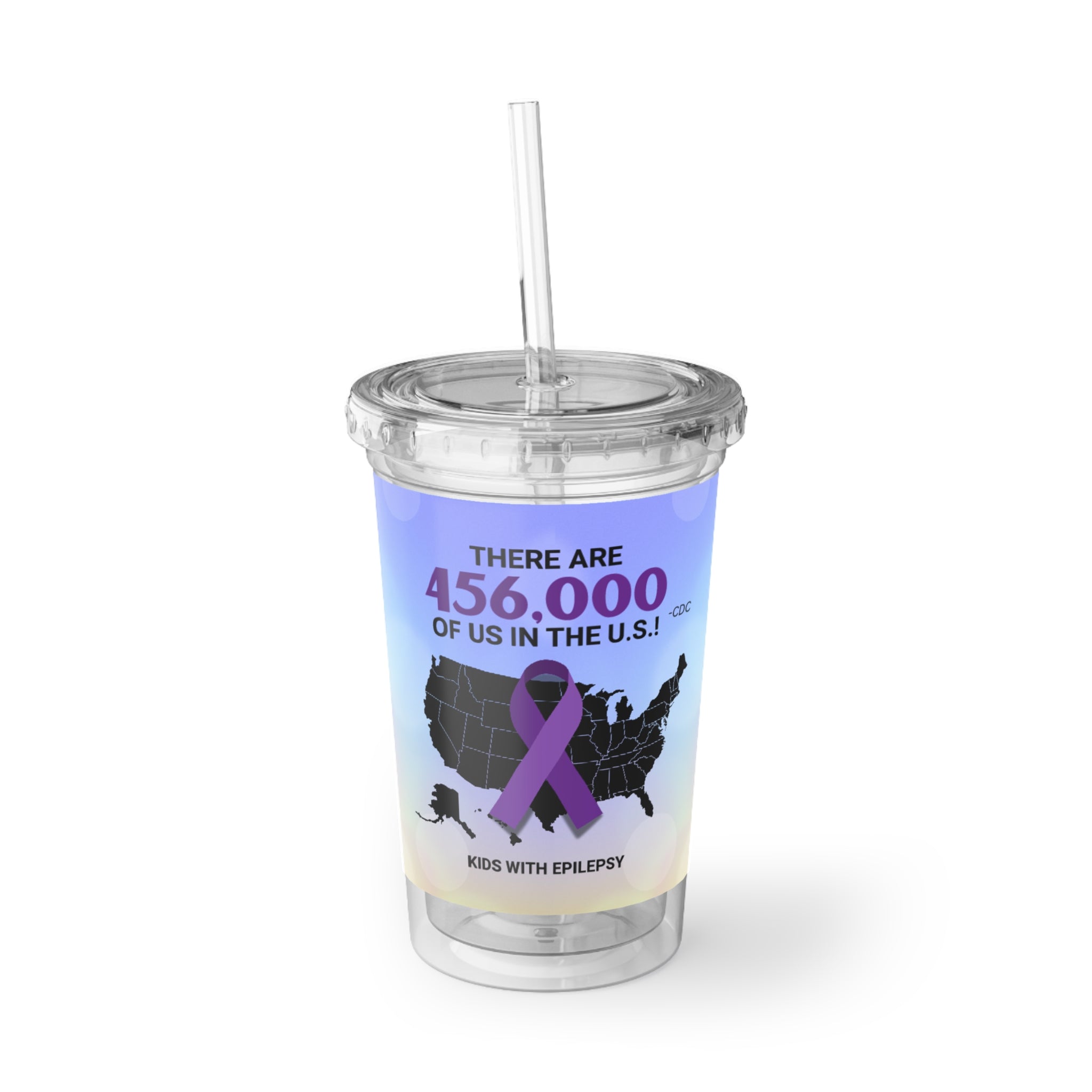 Kid's Epilepsy Awareness Suave Acrylic Cup - EpiAl's Shop