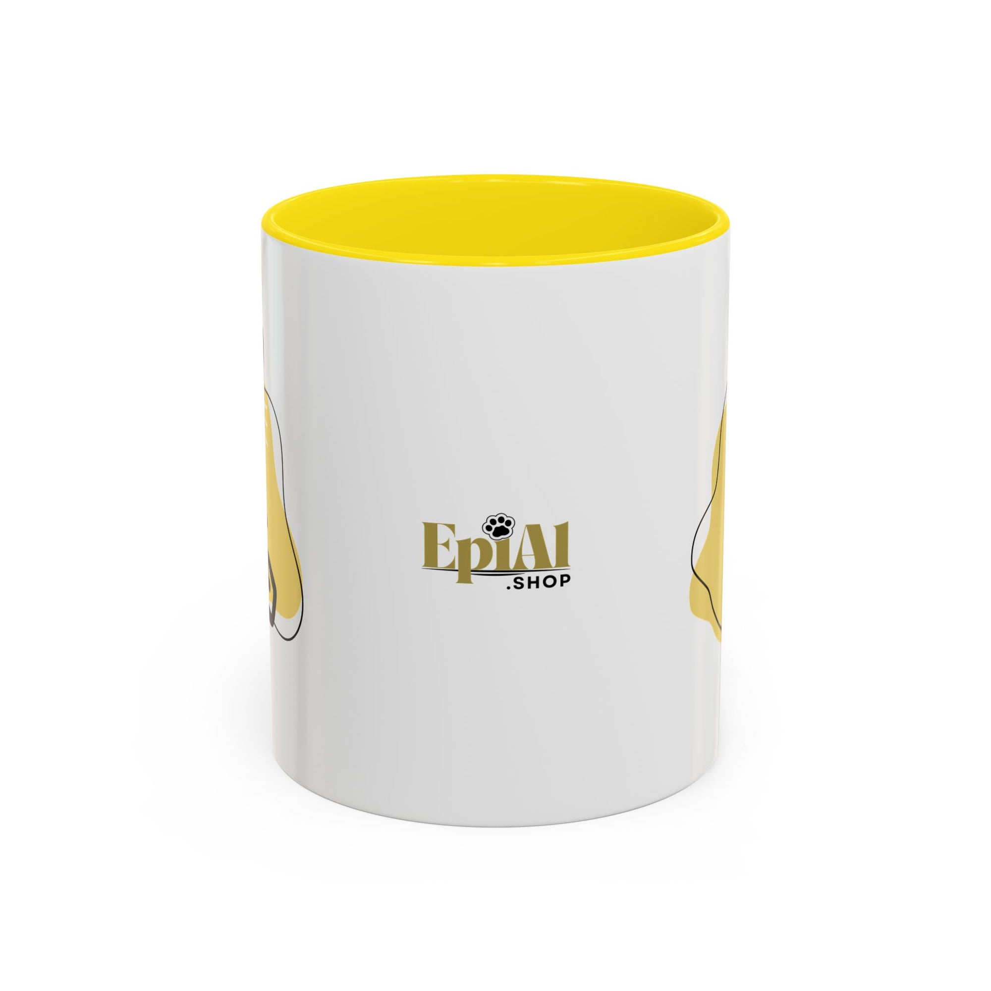 Playful Cat Accent Coffee Mug - 11oz & 15oz