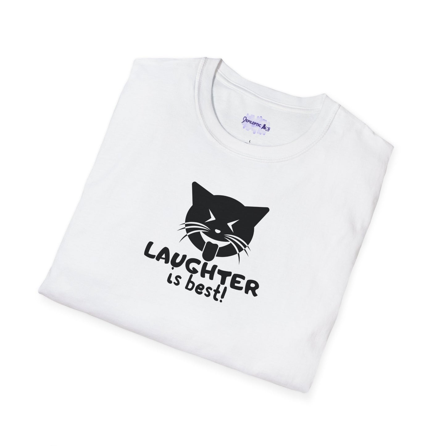 Laughter Unisex Softstyle T - Shirt - T - Shirt - Epileptic Al’s Shop
