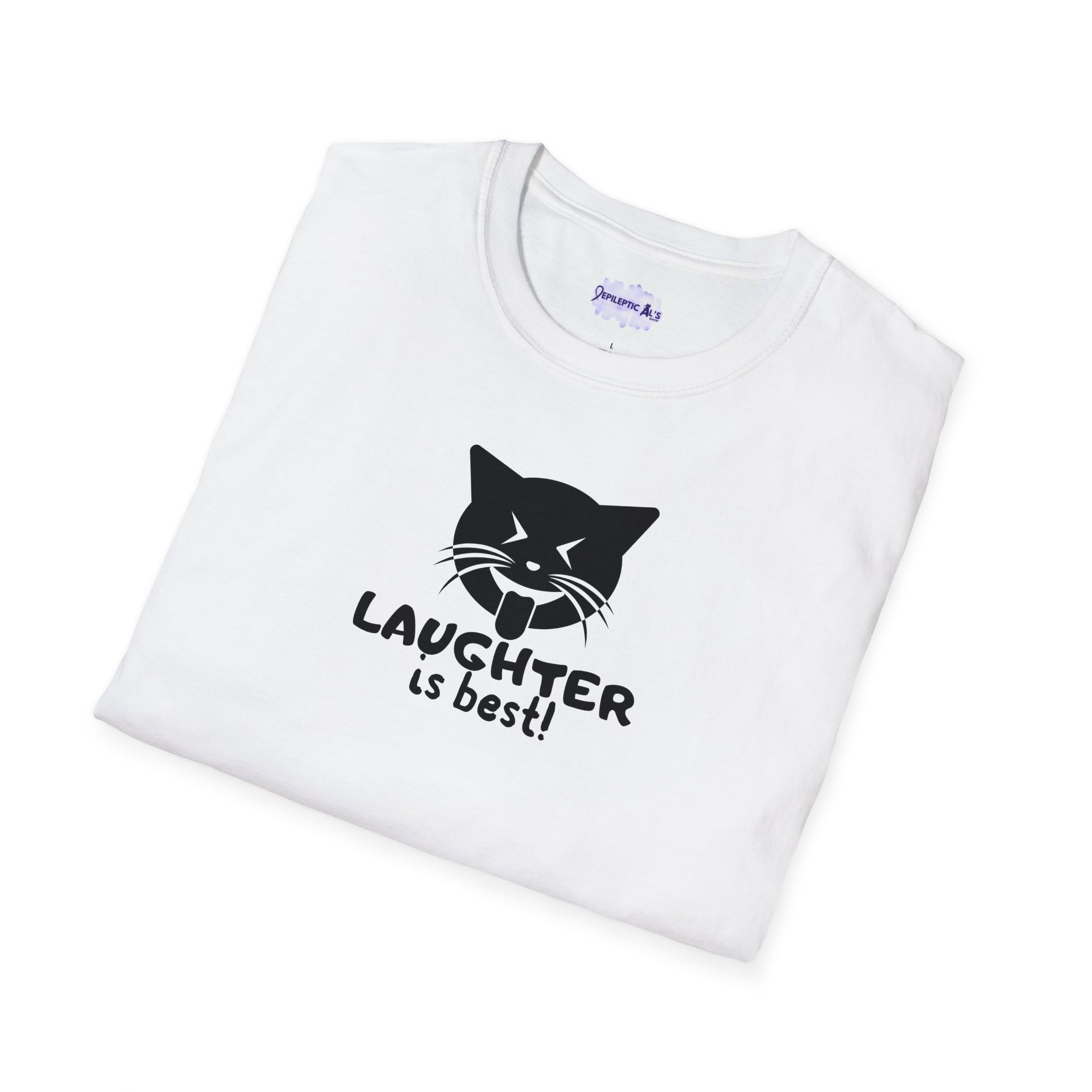 Laughter Unisex Softstyle T - Shirt - T - Shirt - Epileptic Al’s Shop
